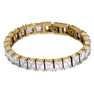 Conda Gold Tennis Bracelet