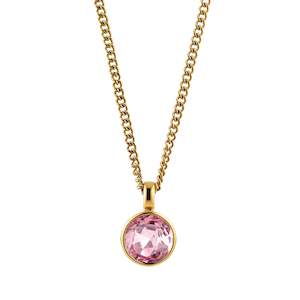 Ette Gold Necklace - Vintage Rose