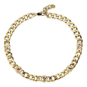 Angelina Gold Necklace - Golden