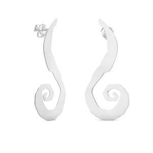 Joidart Jewellery Sale: Mar Silver Earrings Long