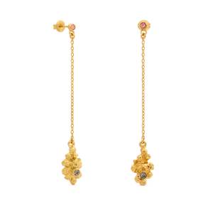 Arena Gold Drop Earrings