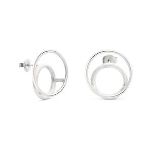 Rall: Rall Silver Earrings Medium