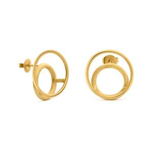 Rall: Rall Gold Earrings Medium