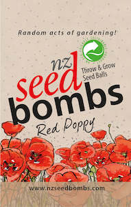 NZ Seed Bombs - Red Poppy