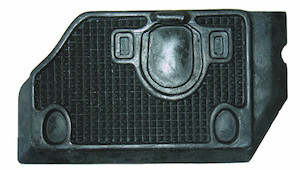 R.H.D steering column pedal mat