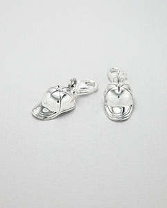 Baseball Cap Sterling Silver Charm