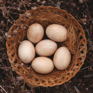 Wooden Eggs