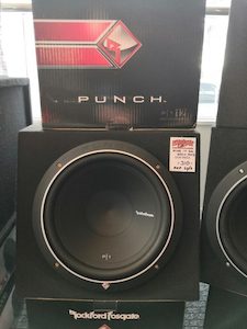 Window tinting service - buildings: Rockford Fosgate Punch P1s4 12″ Subwoofer In Sealed Box