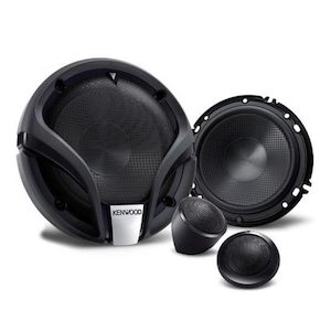 Kenwood Kfc-m604p 3-way Component Speaker Set 60w Rms