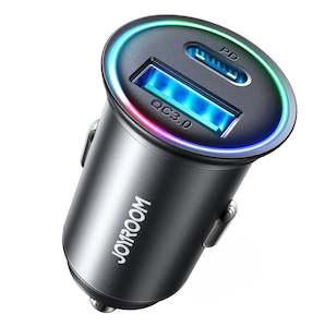 60W Type-C & USB Mini Car Charger