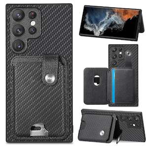 Samsung Galaxy S22 Ultra Phone Case with RFID Blocking Card Holder