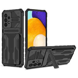 Samsung Galaxy S22 Ultra Case Rugged Style with Hidden Card Slot and Kickstand