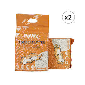 Pet Supplies: PaWz 2.5kg Tofu Cat Litter Clumping Flushable Fast Super Absorben Natural x2