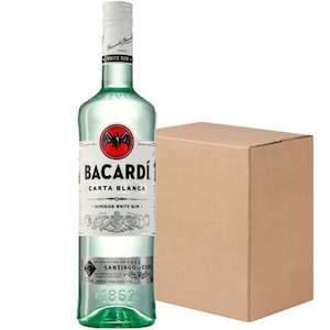 Bacardi White Rum Case (6x1L)