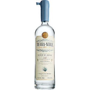 Wine and spirit merchandising: Tierra Noble Blanco Tequila 750ml