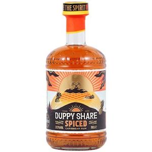 Wine and spirit merchandising: The Duppy Share Spiced Rum 700ml