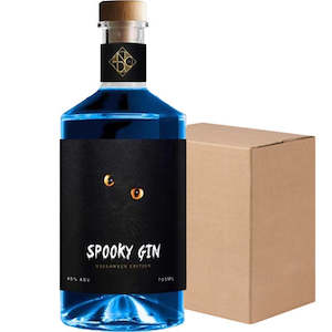 Wine and spirit merchandising: National Distillery Spooky Gin Case (6x700ml)