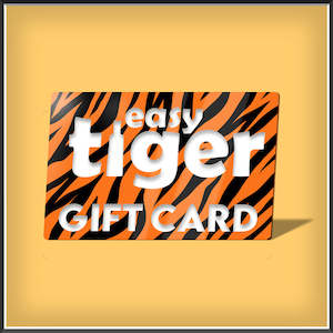 Wine and spirit merchandising: Easy Tiger Gift Cards