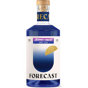 Wine and spirit merchandising: Forecast Stormy Nights Colour Changing Dry Gin 700ml