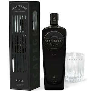 Scapegrace Black Gin 700ml Confessional Box