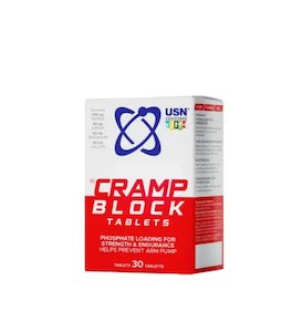 Health supplement: USN Cramp Block Tablets