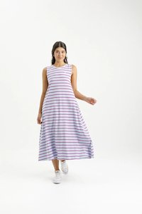 Bella Dress Orchid Stripes