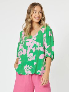 SPRING V NECK TUNIC