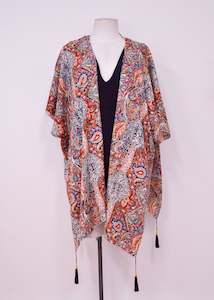 BEACH SHAWL OPEN EDGE COVER UP