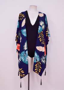 BEACH SHAWL OPEN EDGE COVER UP