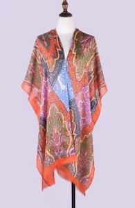 BEACH SHAWL OPEN EDGE COVER UP