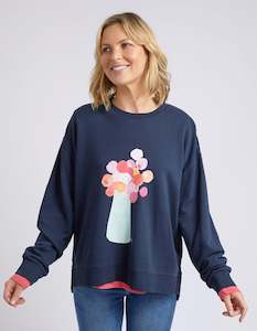 Jumpers: JANEY FLORAL CREW