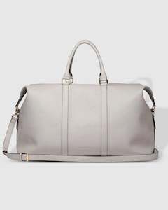 Boston Weekender Bag Light Grey