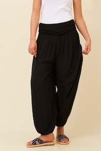 RELAXED PANT VISCOSE BLACK