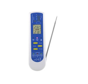 Infrared and probe thermometer