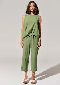 POL Ava Convertible Pant Green