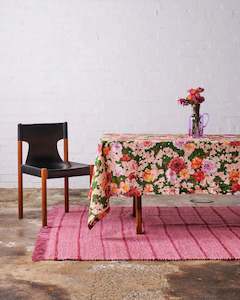 Gifts: Kip & Co Rose Garden Linen Tablecloth Standard Rectangular