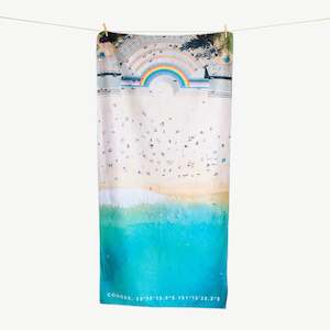 Destination Label Coogee Shores Beach Towel