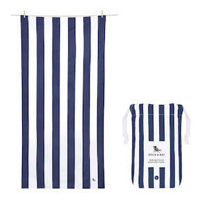 Dock & Bay Beach Towel Whitsunday Blue L