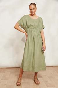 Kip Co: Eb & Ive Sojourn Dress Aloe