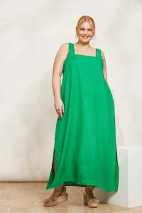 Eb & Ive Halcyon Tank Dress Emerald