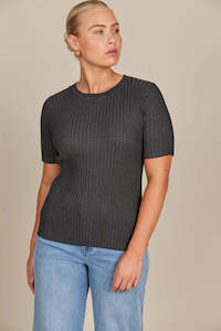 Isle Of Mine: Isle of Mine Juliette Top Graphite