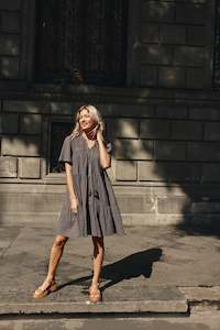 Isle of Mine Fleur Dress Graphite