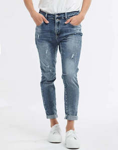 Italian Star Emma Jean Light Wash Denim