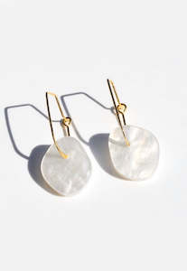 Hagen + Co Luna Earrings Pearl