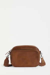 Bags: Elk Kassel Leather Crossbody Bag Tan