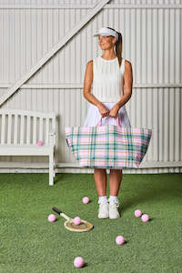 Bags: Project Ten Plaid Oversize Tote