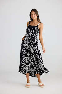 Shanty Bahama Dress Black Indus