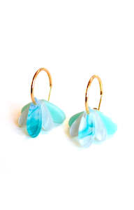 Hagen & Co Happy Hour Earrings Aqua