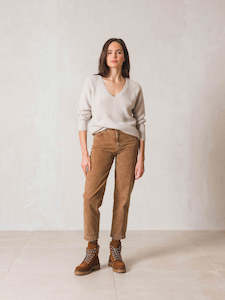 Sale: Indi + Cold Washed Effect Jeans Camel