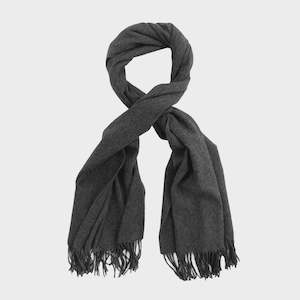 Good & Co Charcoal chunky wool scarf